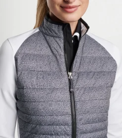 Hot Peter Millar Hexagons Print Merge Hybrid Jacket Black/White