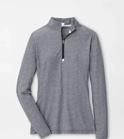 Outlet Peter Millar Hexagons Print Sun Shirt Black