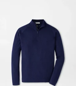 Outlet Peter Millar Holmes Quarter-Zip Sweater Navy