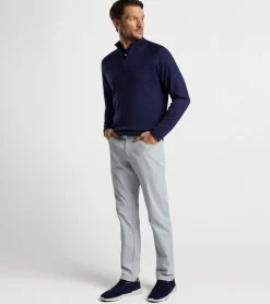 Outlet Peter Millar Holmes Quarter-Zip Sweater Navy