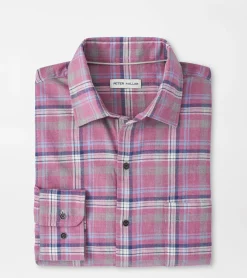 Hot Peter Millar Iron Way Cotton Sport Shirt Gale Grey