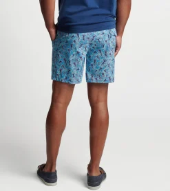Discount Peter Millar Jelly Tie Dye Swim Trunk Riverbed