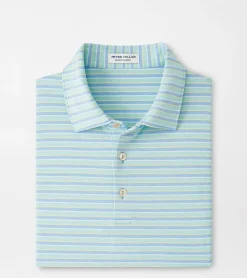 Best Peter Millar Joan Performance Jersey Polo Cottage Blue