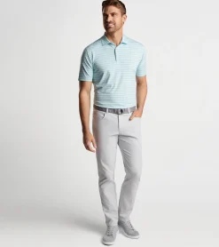 Best Peter Millar Joan Performance Jersey Polo Cottage Blue