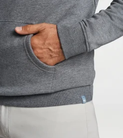 Hot Peter Millar Lava Wash Hoodie Gale Grey