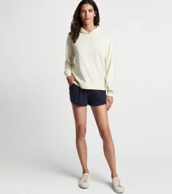 Hot Peter Millar Lava Wash Relaxed Hoodie British Grey