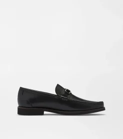 Fashion Peter Millar Leather Bit Loafer Black