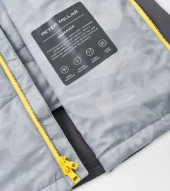 New Peter Millar Merge Camo Hybrid Jacket GALE GREY/IRON