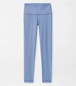 Fashion Peter Millar Nova Performance Embossed 7/8 Legging BLUE HERON
