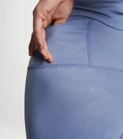 Fashion Peter Millar Nova Performance Embossed 7/8 Legging BLUE HERON