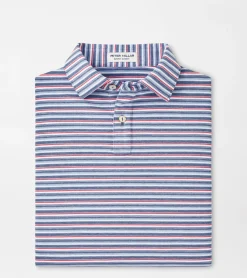 Discount Peter Millar Oakland Youth Performance Jersey Polo Bonnet