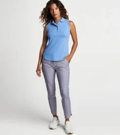 Discount Peter Millar Opal Sleeveless Stretch Jersey Polo Black