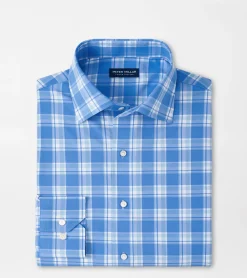 Fashion Peter Millar Park Way Performance Poplin Sport Shirt Vessel