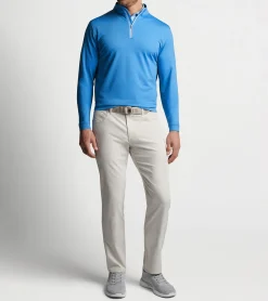 Outlet Peter Millar Perth M&eacute;lange Performance Quarter-Zip Beach Glass