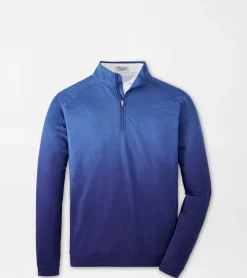 Best Peter Millar Perth Ombre Performance Quarter-Zip Sport Navy