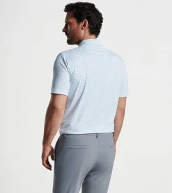 Clearance Peter Millar Prohibition Performance Jersey Polo White