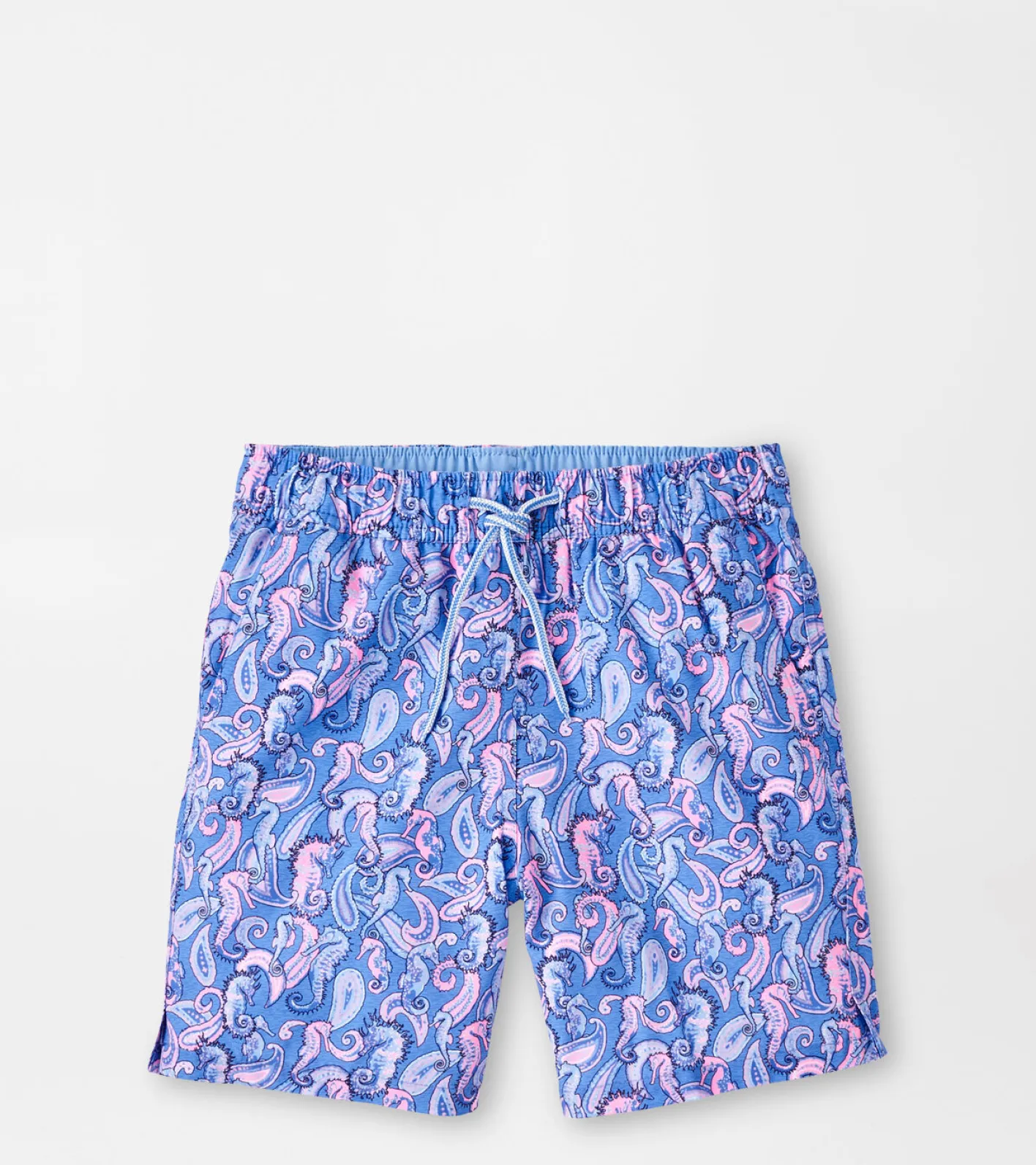Discount Peter Millar Seahorse Paisley Youth Swim Trunk MARITIME