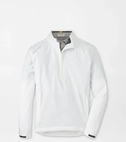 Clearance Peter Millar Shield Half-Zip Rain Shell White