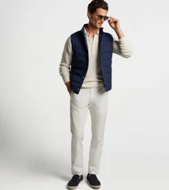 Sale Peter Millar Smith Seersucker Vest Navy