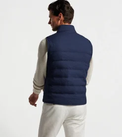 Sale Peter Millar Smith Seersucker Vest Navy