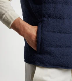 Sale Peter Millar Smith Seersucker Vest Navy