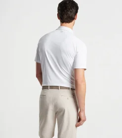 Discount Peter Millar Solid Performance Jersey Polo Navy