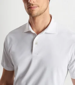 Discount Peter Millar Solid Performance Jersey Polo Navy