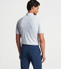 Sale Peter Millar Staccato Performance Jersey Polo White