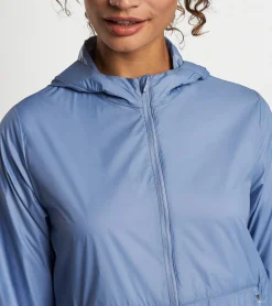 Hot Peter Millar Starlight Full-Zip Windbreaker BLUE HERON