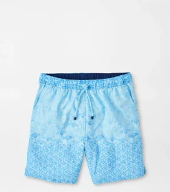 Online Peter Millar Stingray Scatter Swim Trunk Beta Blue