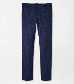 New Peter Millar Surge Patched Tile Performance Trouser Navy