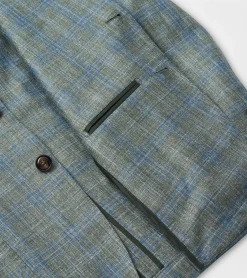 Hot Peter Millar Tremont Plaid Soft Jacket EUCALYPTUS