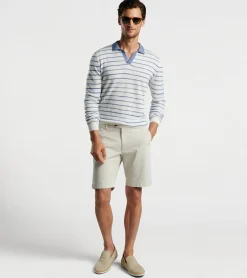 Clearance Peter Millar Trieste Riviera Collar Sweater Regatta Blue