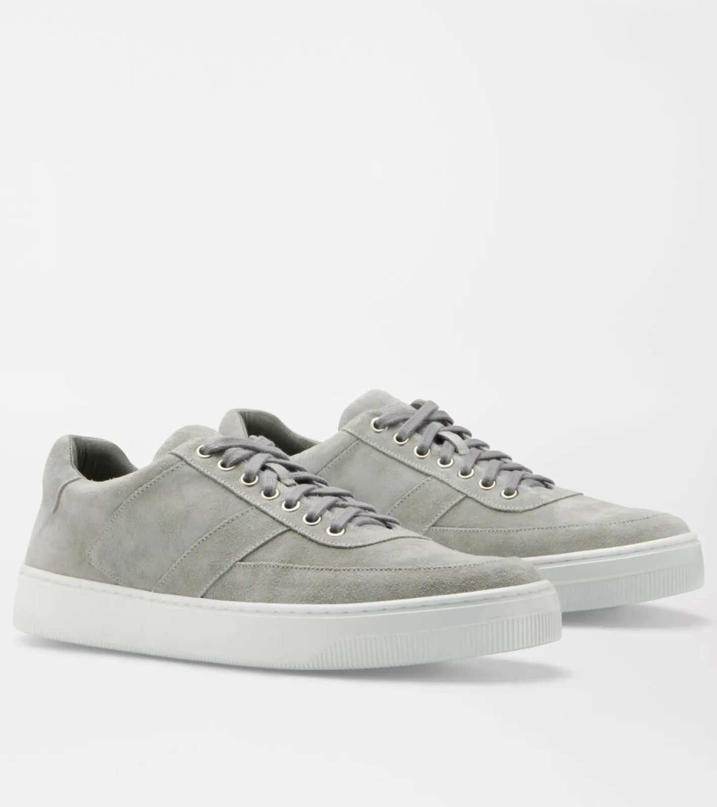 New Peter Millar Vantage Suede Sneaker Beige