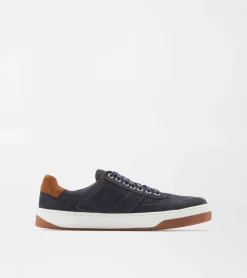 Clearance Peter Millar Vantage Suede Sneaker Gale Grey