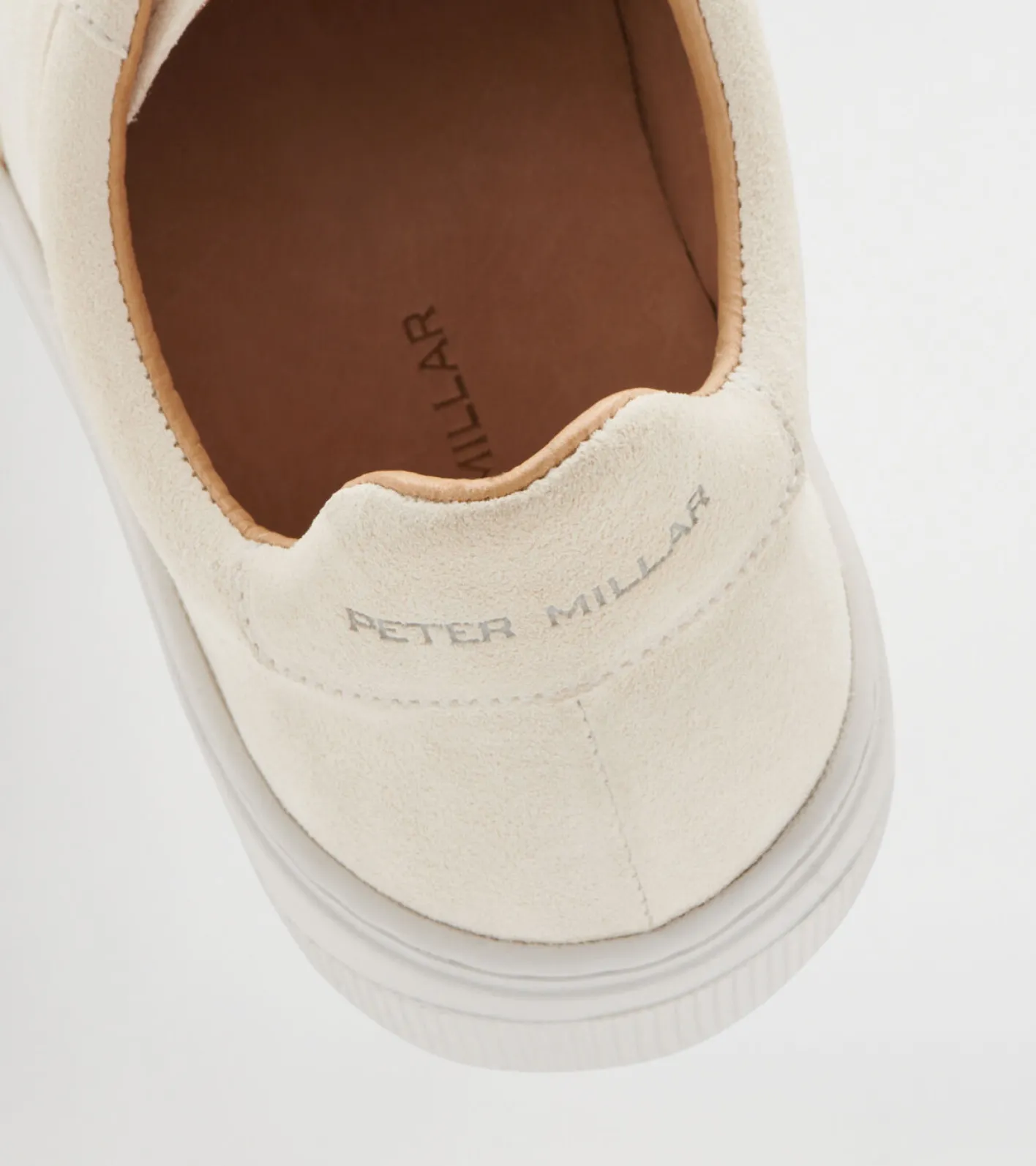 Sale Peter Millar Women's Vantage Suede Sneaker Ivory