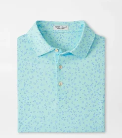 Online Peter Millar Worth A Shot Performance Jersey Polo Celeste