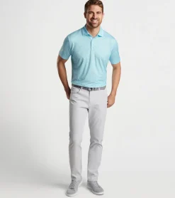 Online Peter Millar Worth A Shot Performance Jersey Polo Celeste